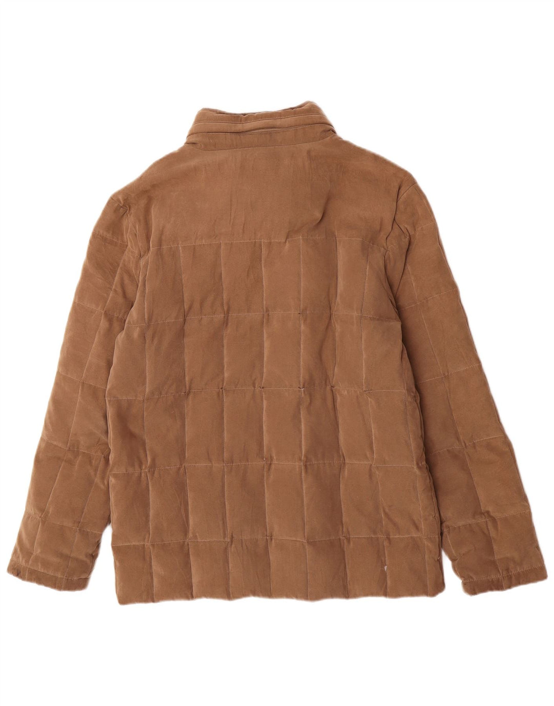 Pal Zileri Veste matelassée à capuche pour homme IT 50 Large Marron Polyester
