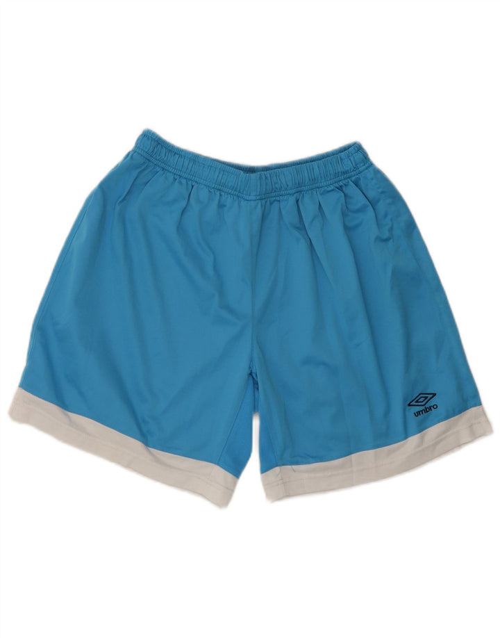 Umbro Short de Sport Large Homme Bleu Colorblock