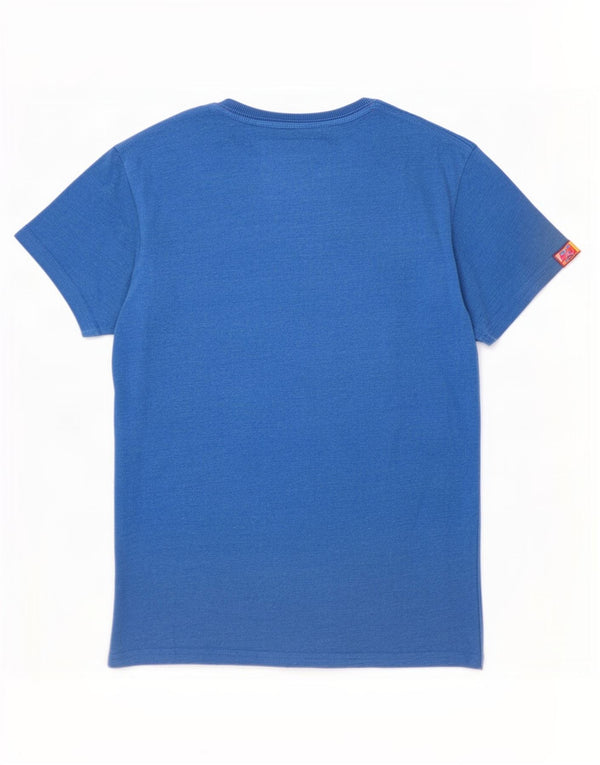 Superdry T-Shirt Graphique Homme Petit Bleu