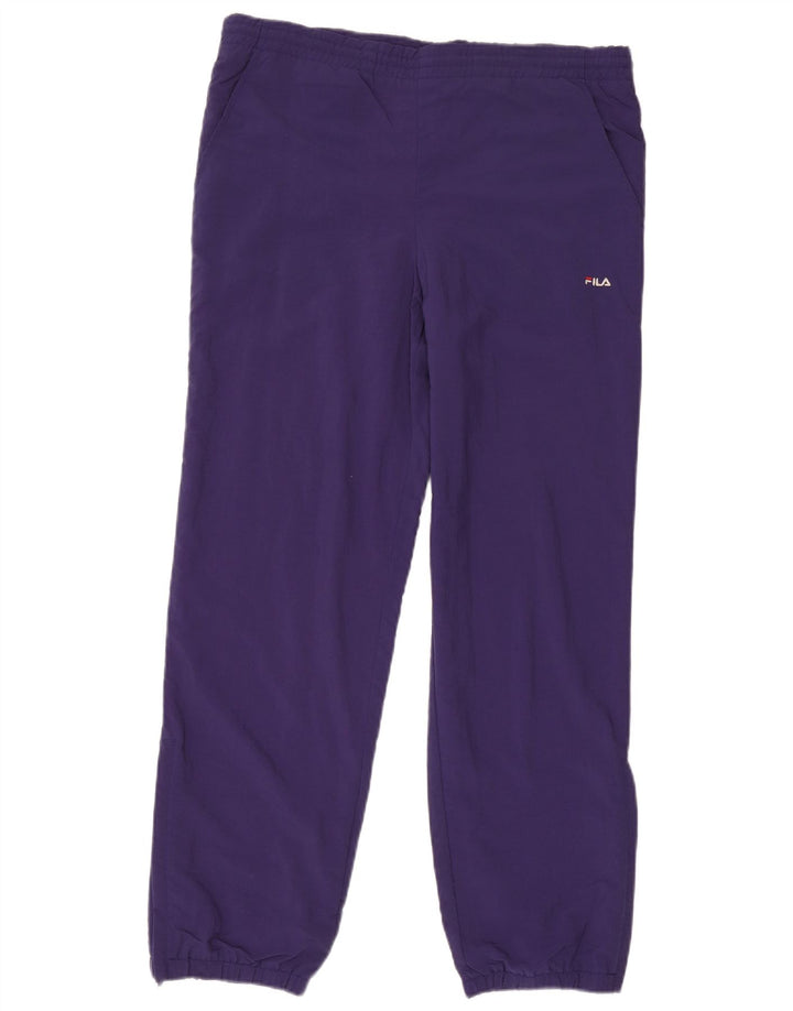 Fila Pantalon de survêtement pour homme IT 46 Small Violet Polyamide