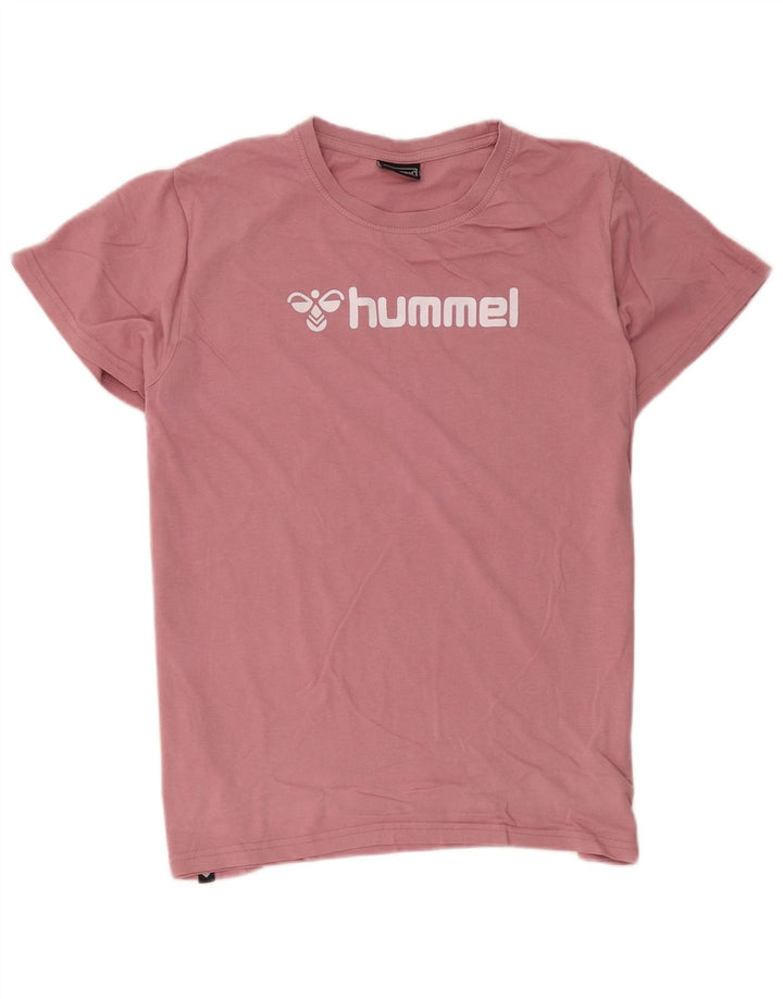 Hummel T-Shirt Graphique Homme Large Rose