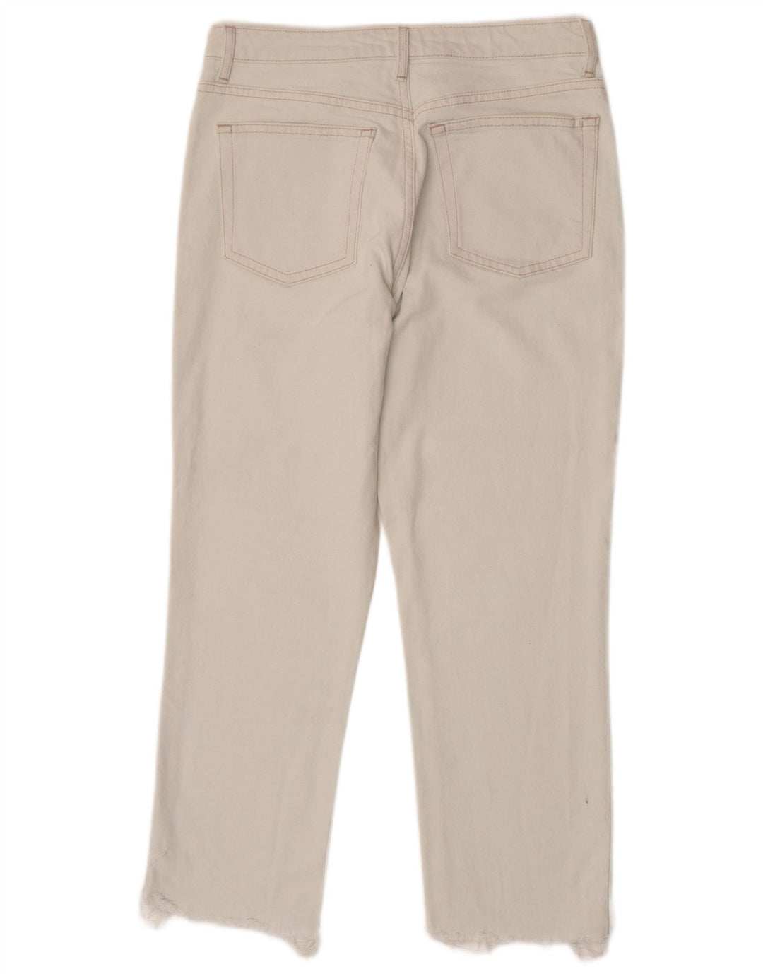TOPSHOP Jean court droit femme W30 L25 blanc