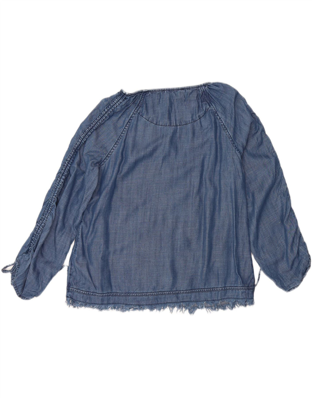 Marks & Spencer Chemisier à manches longues pour femme UK 44 Bleu moyen floral