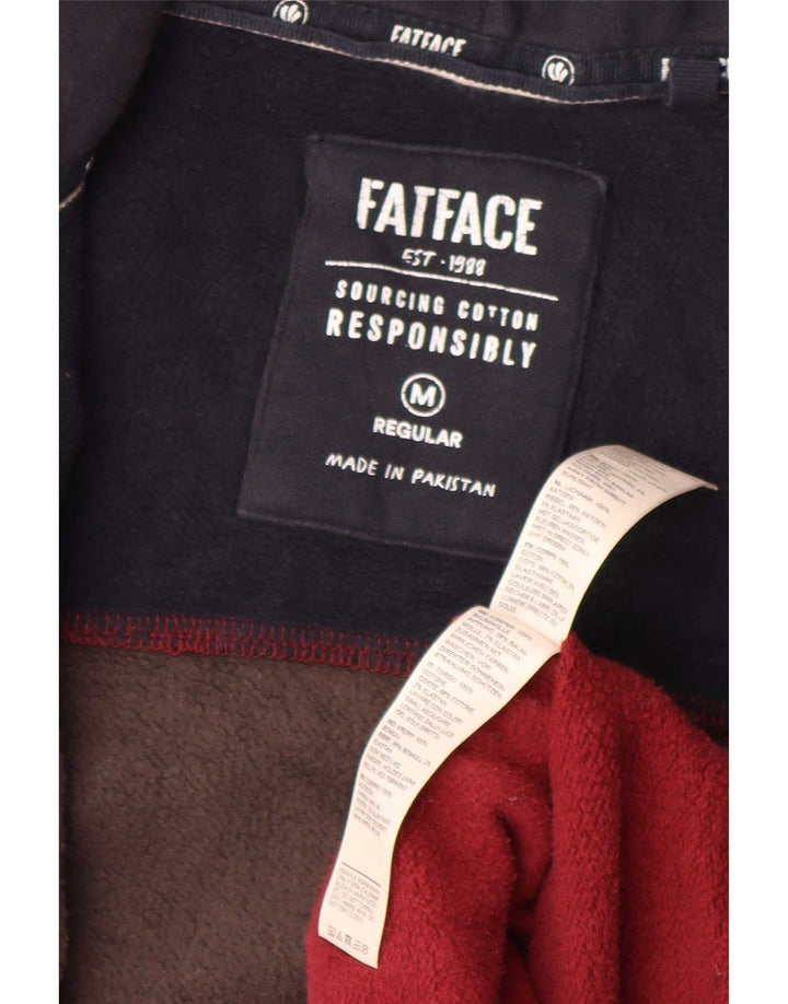 Fat Face Sweat à capuche zippé pour homme Medium Multicolore Colourblock