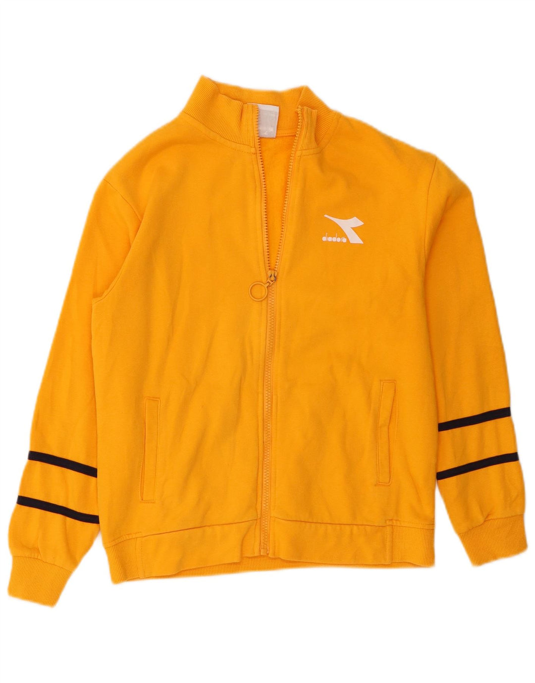 Diadora Veste de Survêtement Garçon 9-10 Ans Large Jaune Coton
