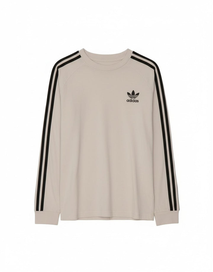 Adidas Top Fille Manches Longues 12-13 ans Blanc Coton