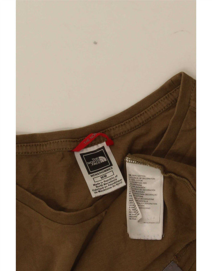 The North Face T-Shirt Graphique Homme Kaki Moyen Coton