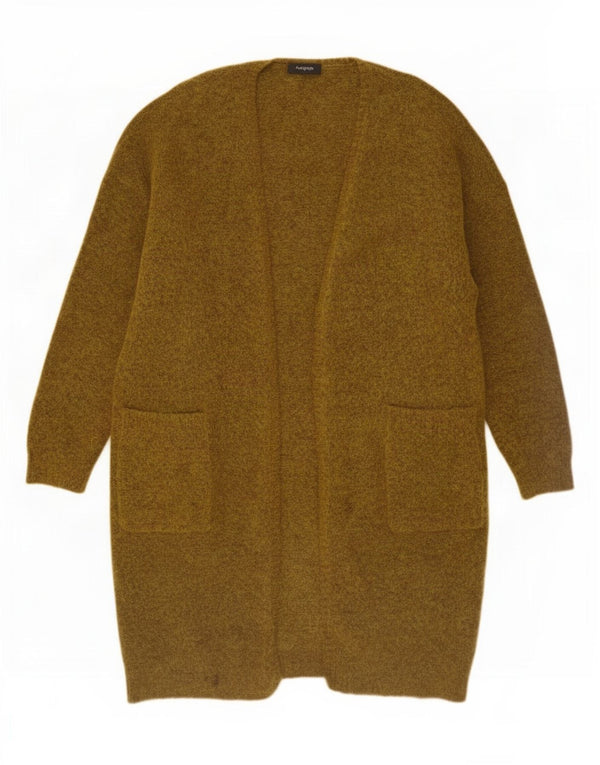 Marks & Spencer Pull cardigan ouvert long pour femme UK 14 Kaki moyen