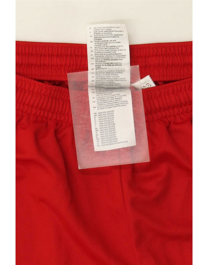 Adidas Short de sport Climalite pour homme XL Rouge Polyester
