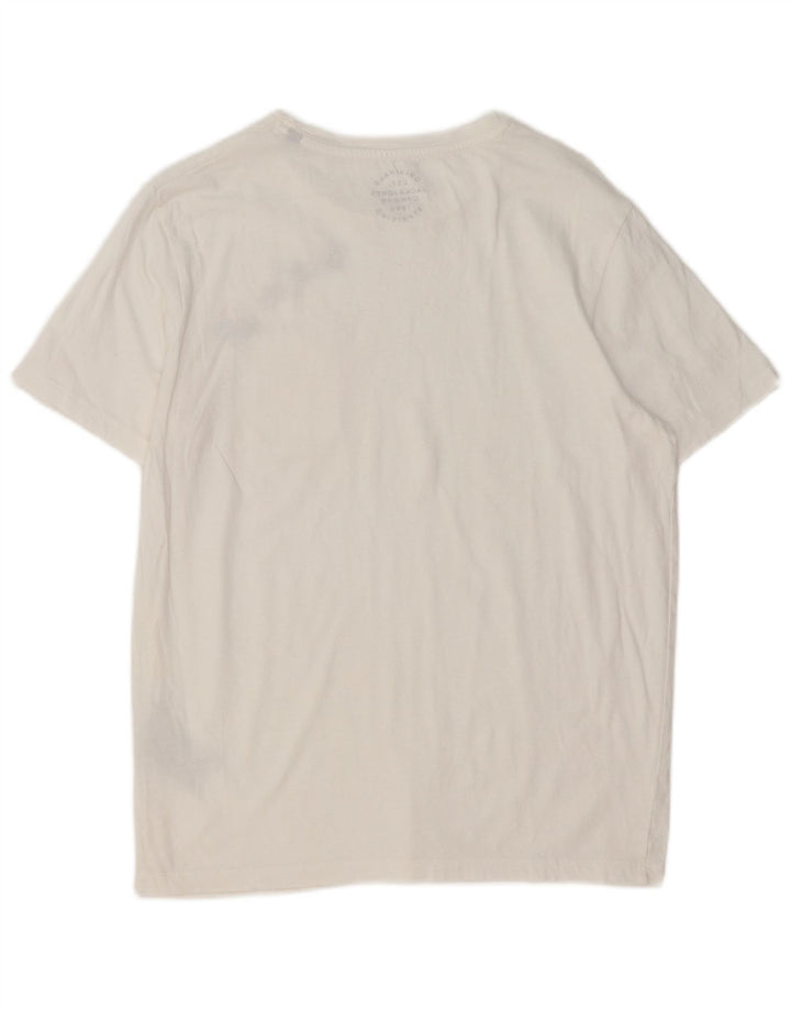 Jack & Jones T-Shirt Graphique Homme Blanc Moyen Coton