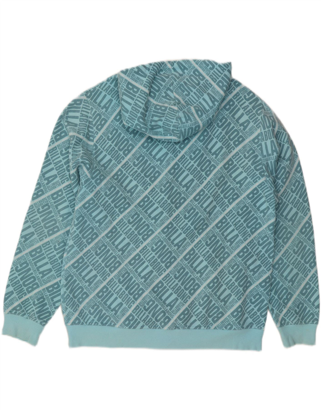 BILLABONG Pull à capuche zippé graphique pour homme XL en coton bleu