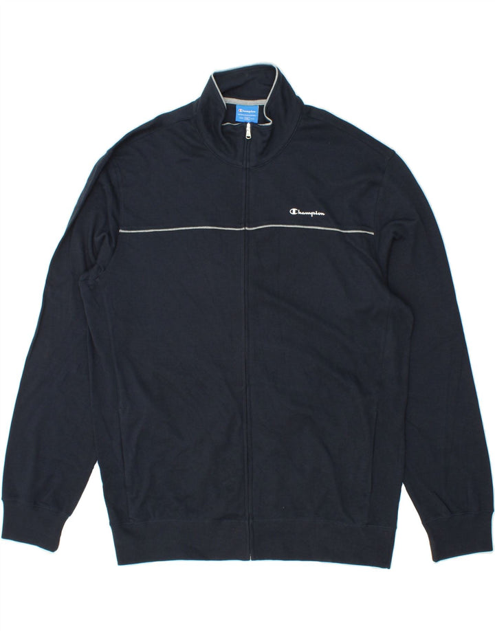 CHAMPION Veste de Survêtement Homme 3XL Bleu Marine Coton