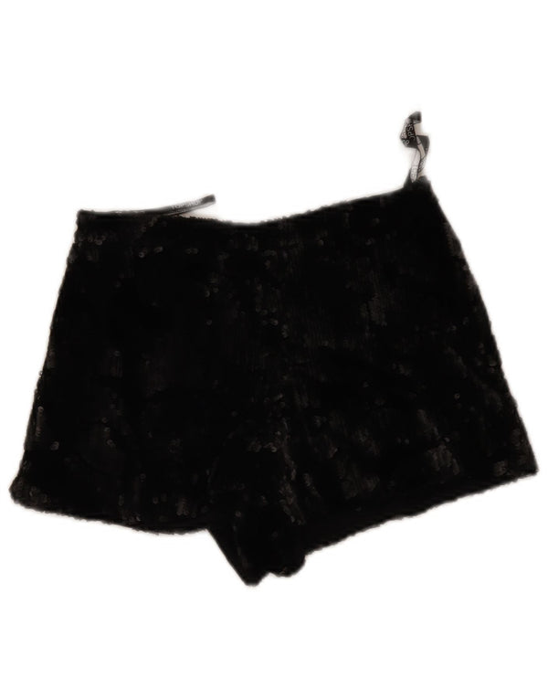 Topshop Pantalon chaud pour femme UK 4 XS W26 Noir Polyester