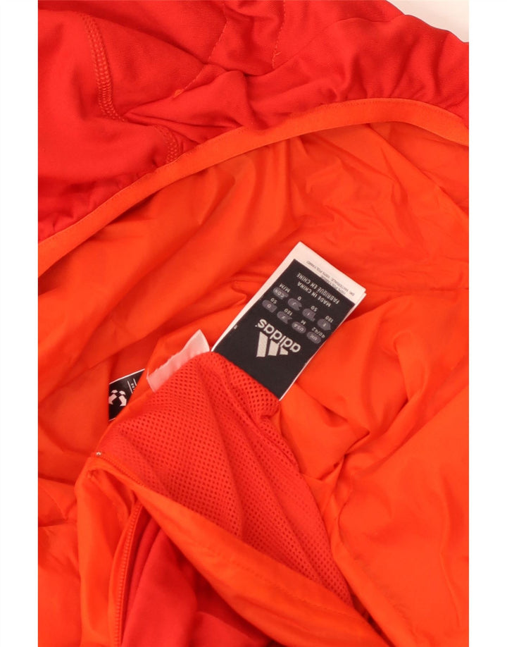 Adidas Veste réversible à capuche pour homme UK 40/42 Nylon orange moyen