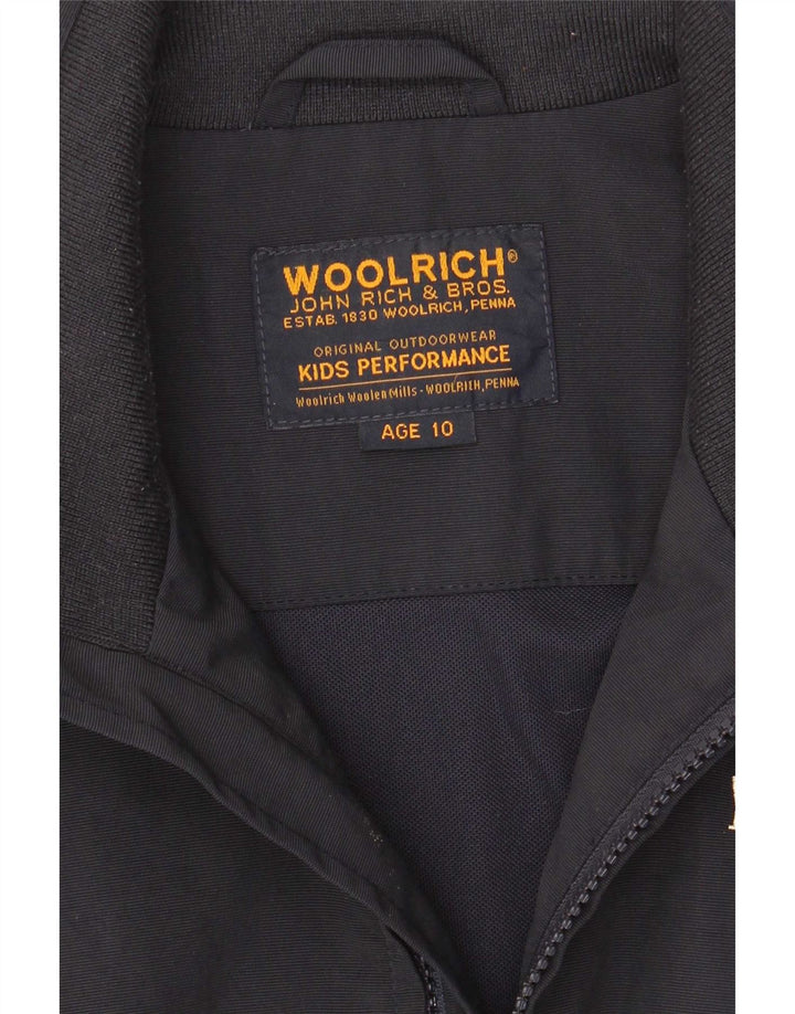 Woolrich Bomber Garçon 9-10 Ans Bleu Marine