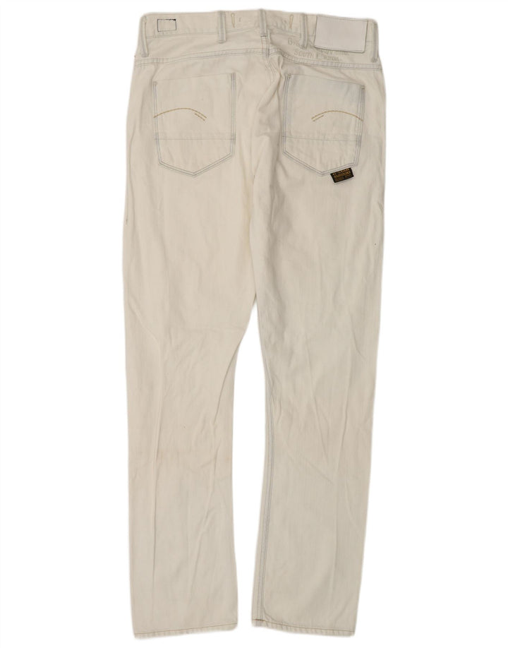 G-Star Jean droit homme W34 L32 coton blanc