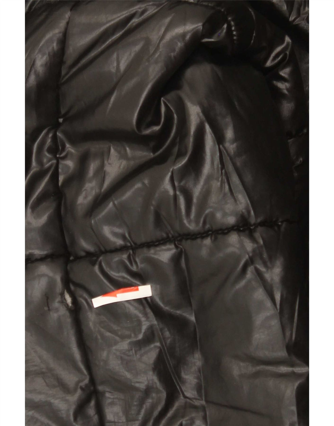 Zara Veste matelassée pour homme UK 40 Large Noir Polyester