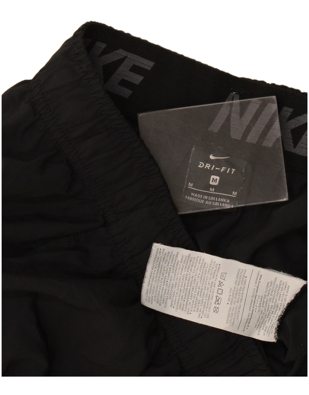 Nike Short de sport Dri Fit pour homme en polyester noir moyen