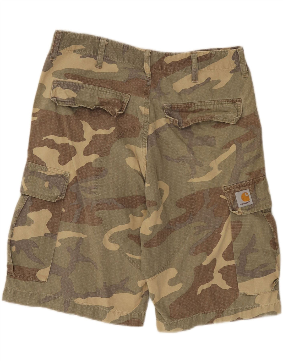CARHARTT Short Cargo Homme W31 Coton Camouflage Moyen Multicolore