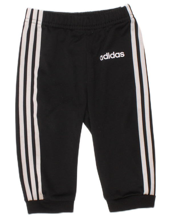 Pantalon de survêtement Adidas bébé garçon Joggers 6-9 mois noir polyester
