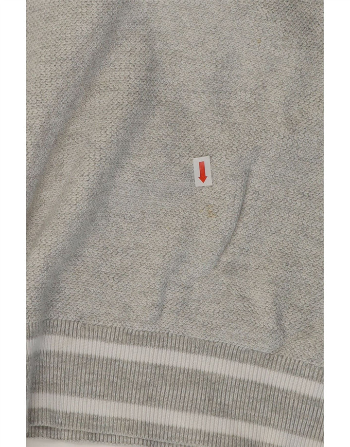 Marks & Spencer Pull à col rond pour homme 2XL Gris Coton