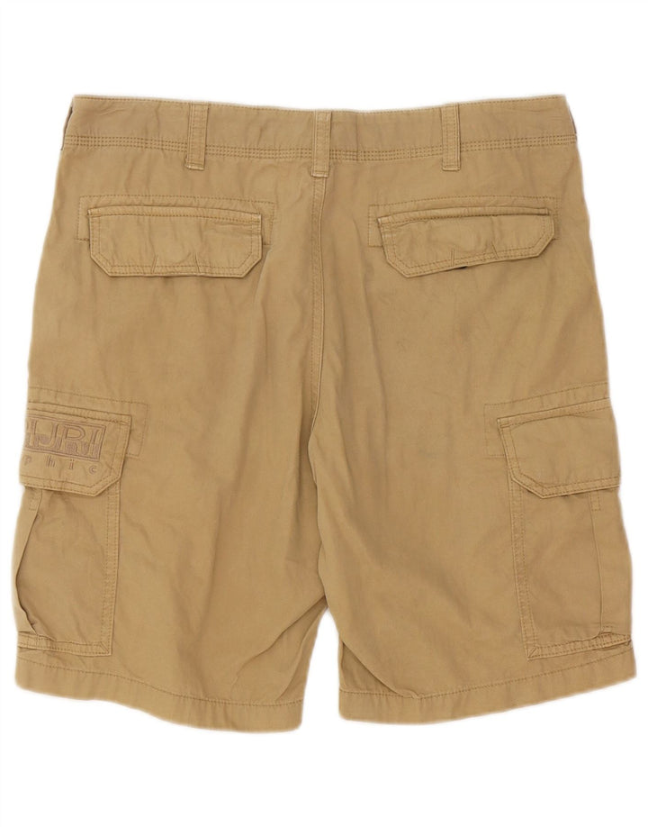 Napapijri Short Cargo Homme W31 Coton Beige Moyen