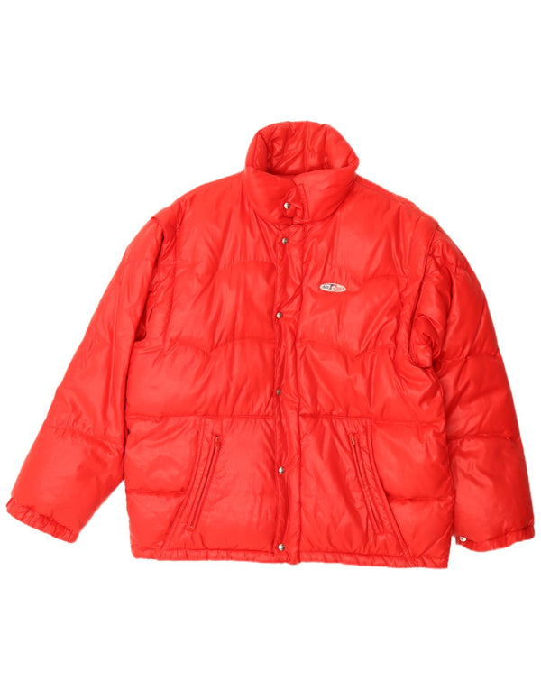 MC Ross Veste de Ski Rembourrée Homme IT 48 Medium Rouge Polyamide