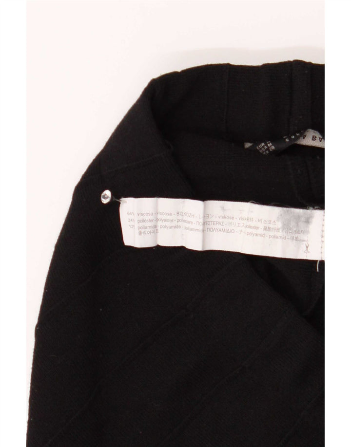 Zara Femme Jupe Trapèze Medium W28 Viscose Noir