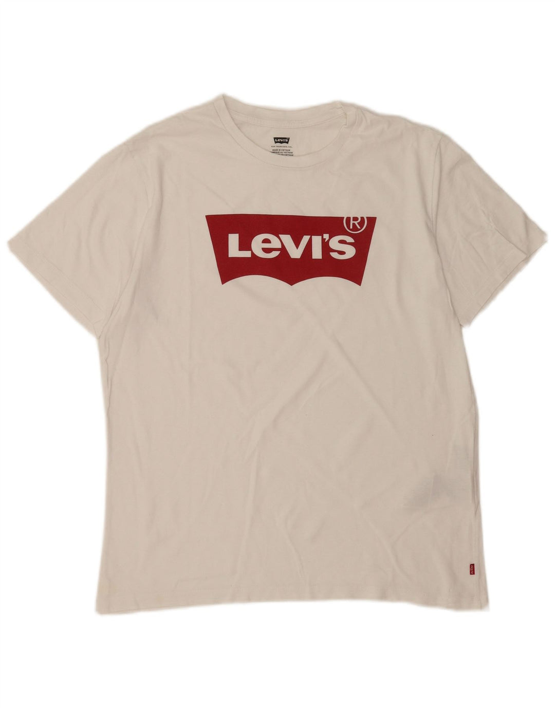 Levi's Tee-Shirt Graphique Homme Blanc Moyen Coton