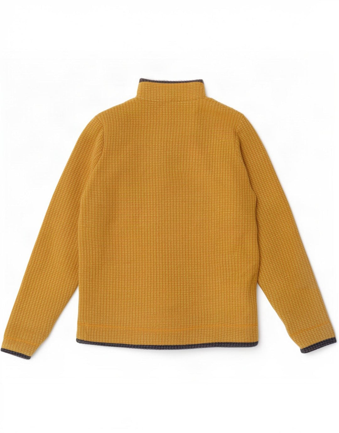 Weird Fish Pull polaire à col zippé pour femme UK 10 Petit Jaune Polyester