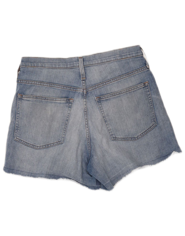 J. Crew Short en jean taille haute effet vieilli W30 en coton bleu moyen pour femme