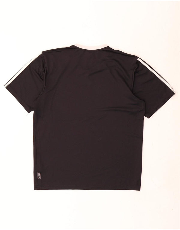 Adidas Hommes Climalite T-Shirt Haut Petit Noir Polyester