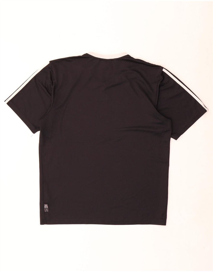 Adidas Hommes Climalite T-Shirt Haut Petit Noir Polyester