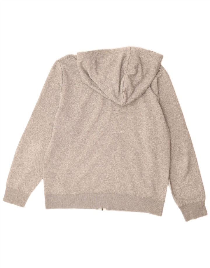 CONVERSE Pull à capuche zippé All Star pour hommes, petit coton gris
