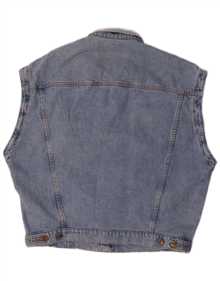 Quarry Gilet en jean pour homme UK 42 XL Bleu