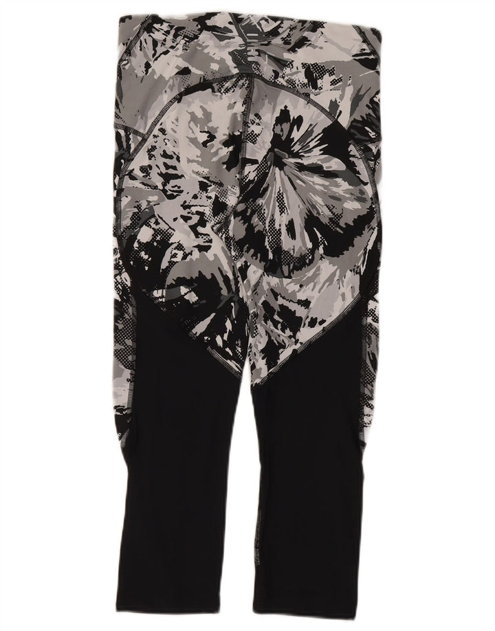 Under Armour Legging court à motif abstrait pour femme UK 44 Gris moyen