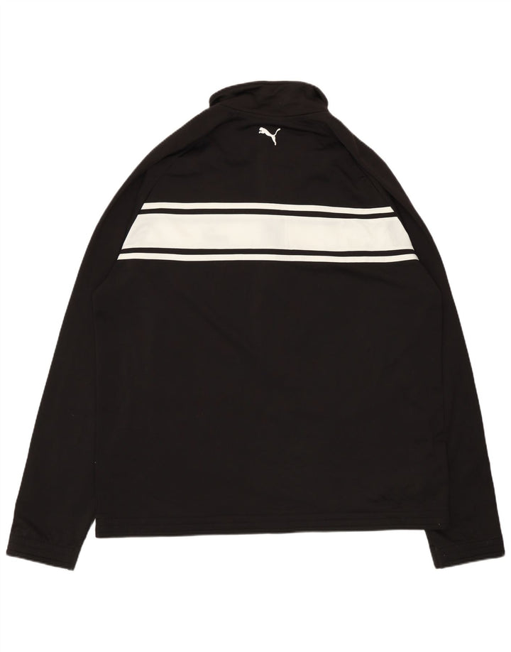 Puma Veste de survêtement pour homme 2XL Noir Colorblock Polyester
