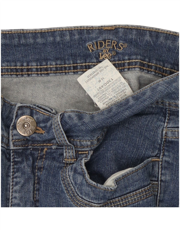 Lee Jeans Bootcut Riders pour femme US 10 Large W30 L30 Bleu Coton