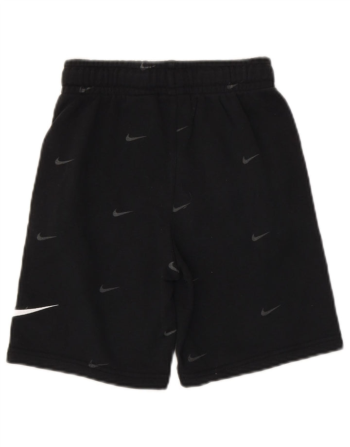 NIKE Short de sport graphique coupe standard pour garçon 8-9 ans Petit noir en coton