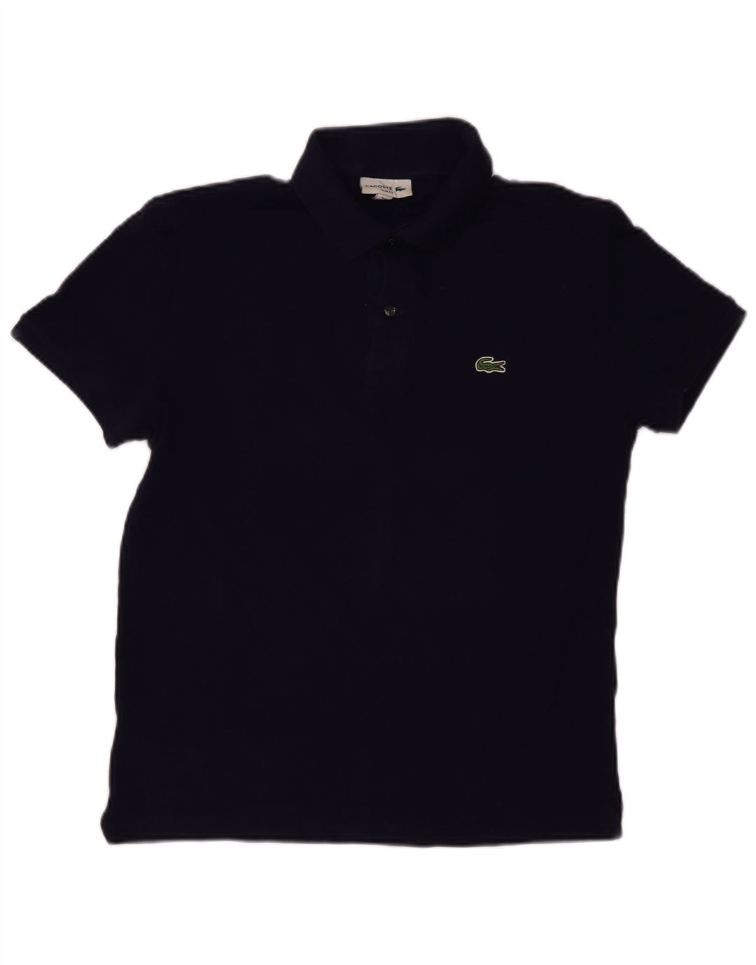 Lacoste Homme Slim Fit Polo Taille 4 Moyen Bleu Marine Coton