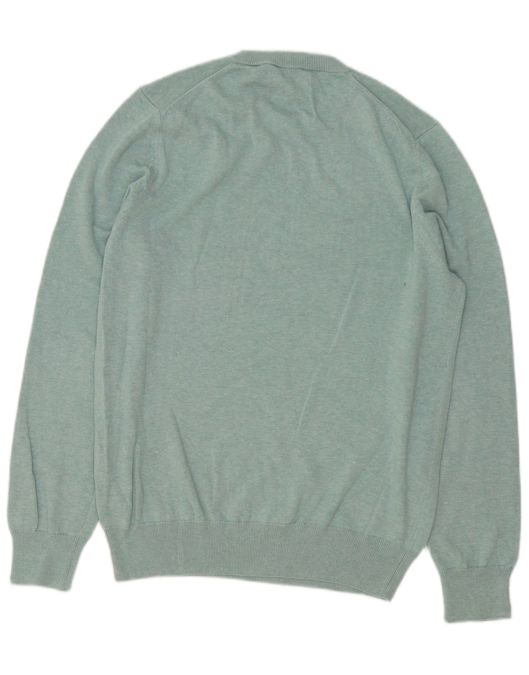 Marks & Spencer Pull Col Rond Homme Bleu Moyen Coton