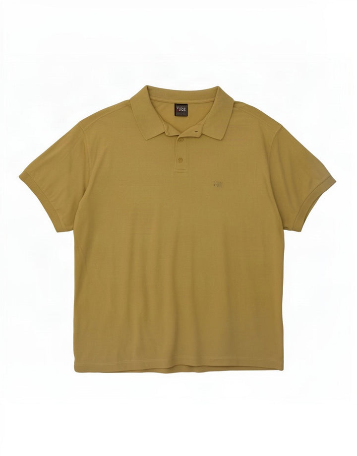 Think Pink Polo Homme XL Jaune Coton