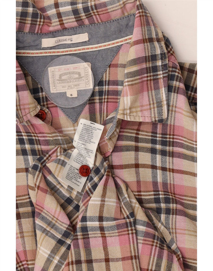 Chemise White Stuff Coupe Classique à Manches Courtes Homme Petit Carreau Multicolore