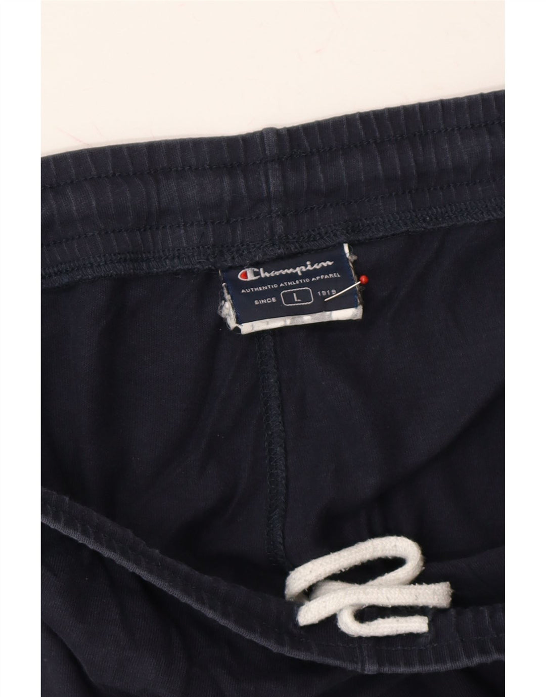 CHAMPION Mens Tracksuit Trousers Large  Navy Blue Cotton Vintage Champion and Second-Hand Champion from Messina Hembry 