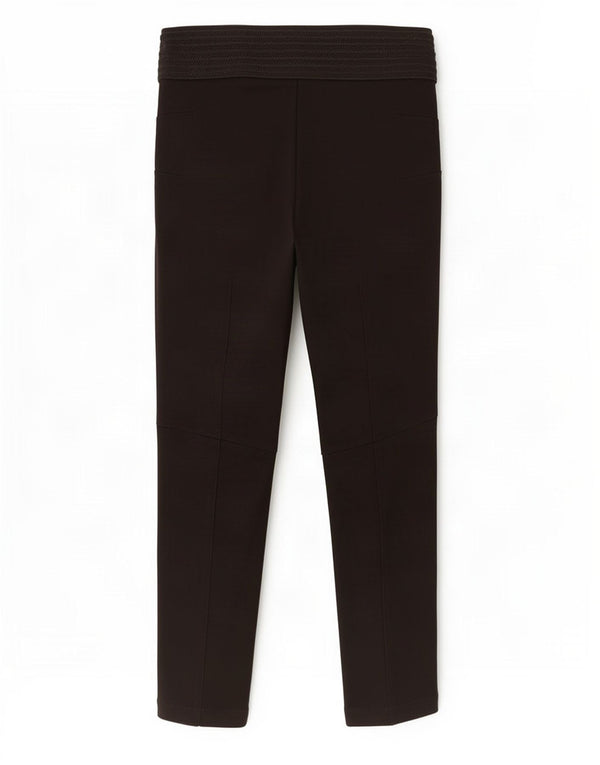 Zara Pantalon décontracté skinny pour femme Medium W28 L28 Noir Viscose