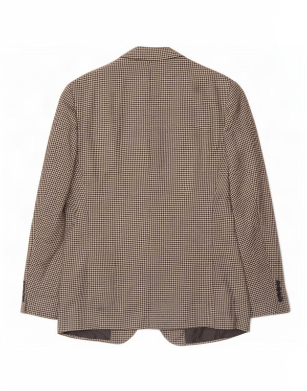 Polo Ralph Lauren Veste blazer à 3 boutons pour homme UK 40 pied-de-poule bleu moyen