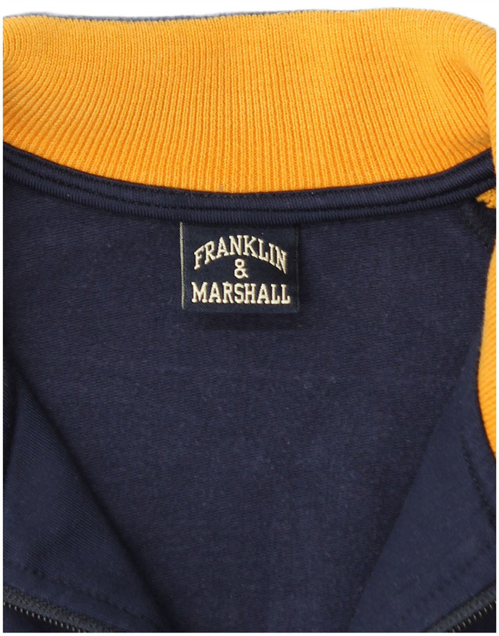 Franklin & Marshall Veste de survêtement pour homme Small Bleu marine Colourblock