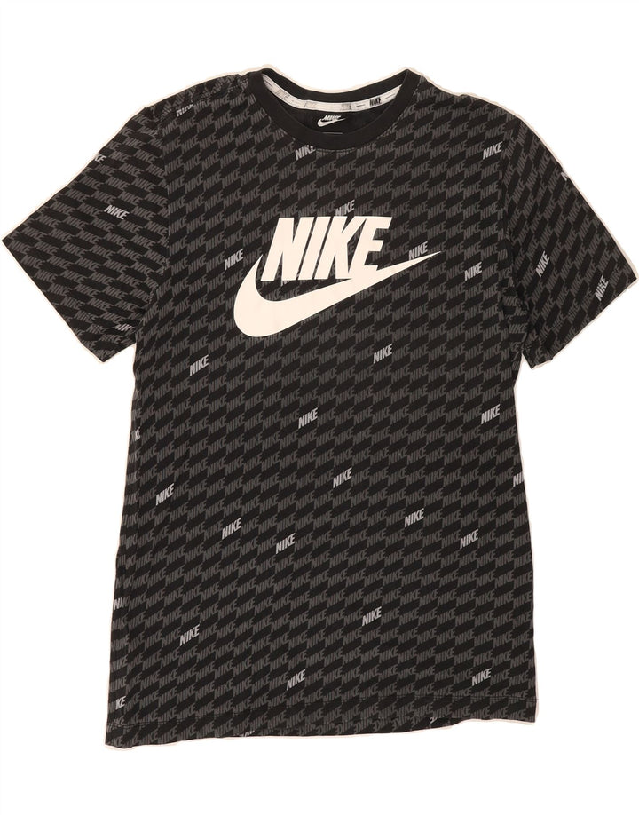 NIKE Mens Graphic T-Shirt Top Medium Black Cotton Vintage Nike and Second-Hand Nike from Messina Hembry 