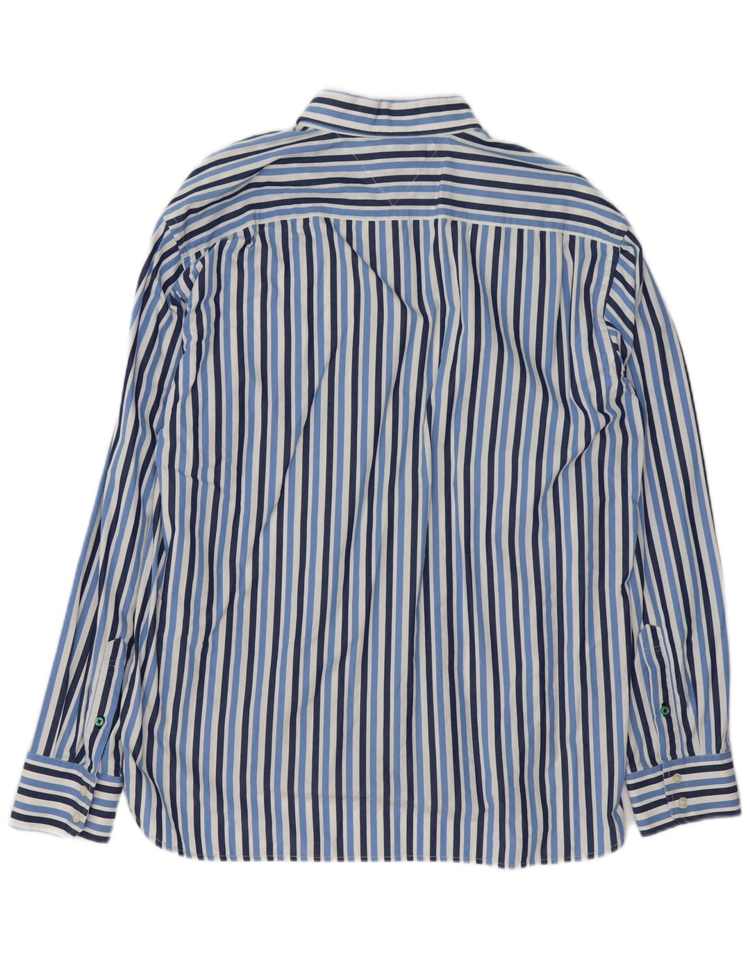 TOMMY HILFIGER Chemise Homme XL Bleu Rayé Coton