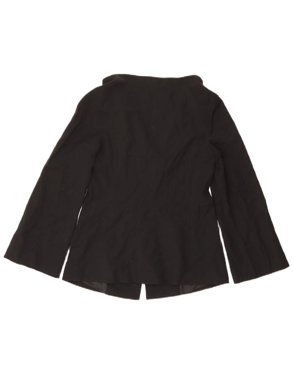 Emporio Armani Veste blazer à 3 boutons pour femme UK 4 XS Noir